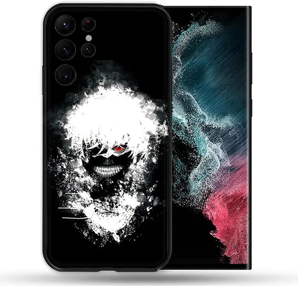 Schutzhülle für Samsung Galaxy S22 Ultra Manga Tokyo Ghoul Kaneki Tag