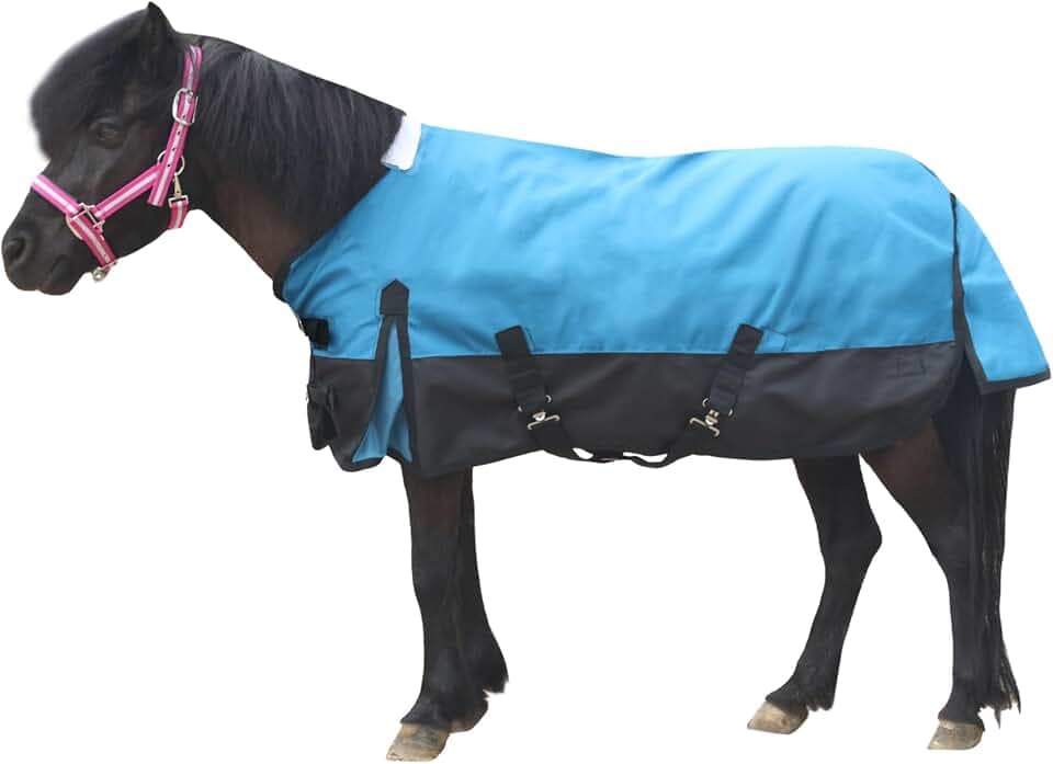 1200D Regendecke Pony Shetty 0g – Wasserdichte & Atmungsaktive Ponydecke