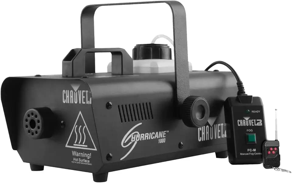 CHAUVET DJ Hurricane 1000 Compact Fog Machine with wireless Remote