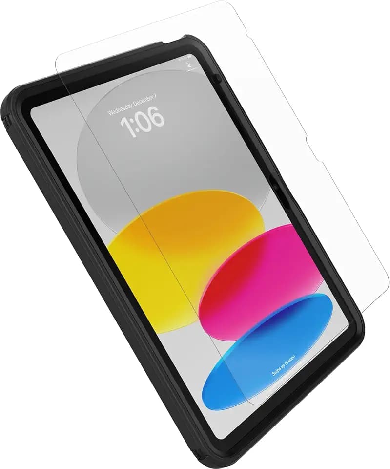 OtterBox Defender Pro Series Case & Glass Screen Protector for iPad - Black