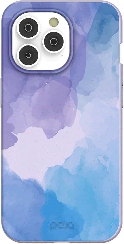 Pela | Phone Case Compatible with iPhone 14 Pro | Limited Edition | Supports Wireless Charging | Cute Eco Friendly | Reflections