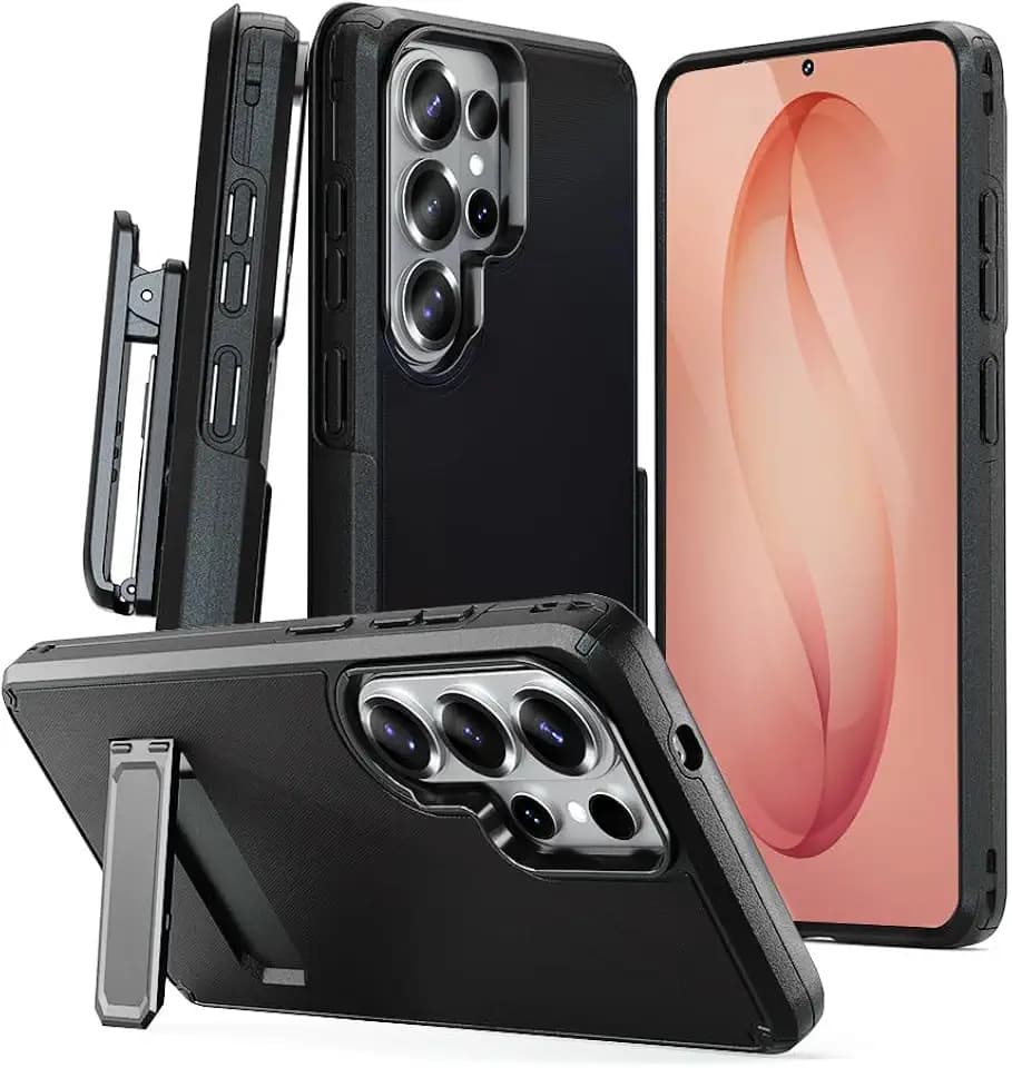 MOTIVE for Samsung Galaxy S26 Ultra Case with Belt Clip and Stand | 6.9"
