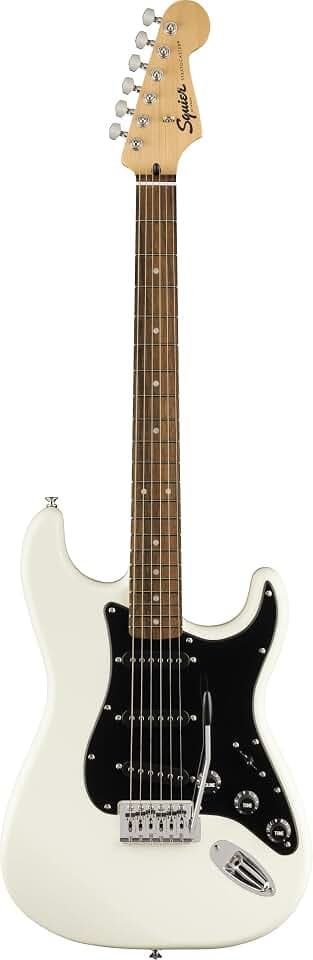 Squier by Fender Sonic Stratocaster Einsteiger-E-Gitarre, Arktisweiß