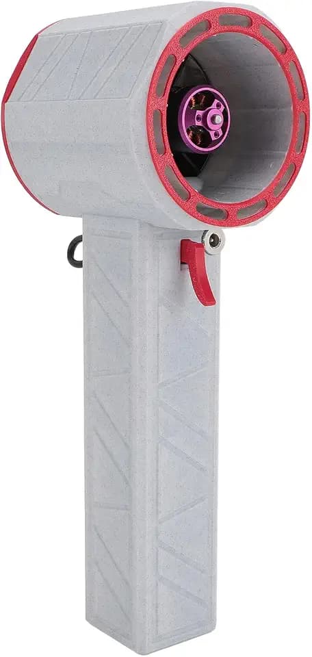 1000000RPM Elektrischer Druckluft-Staubwedel, 5000g Schubkraft Tragbarer Jet Blower mit 64mm bürstenlosem Motor, 8000mAh Einstellbare Jet Dry Blower für Haus Auto Camping