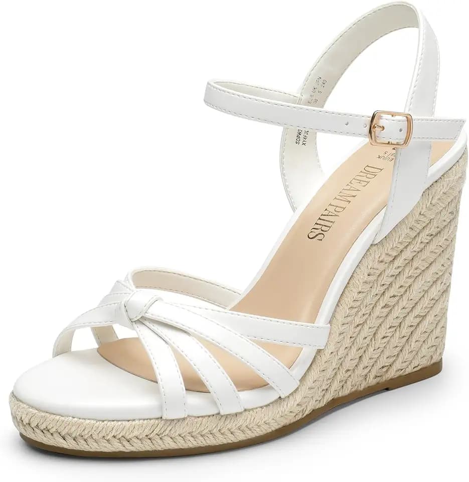DREAM PAIRS Women's Espadrille Wedge Sandals