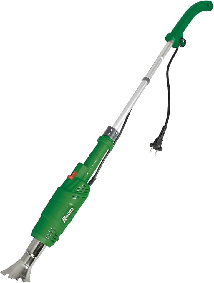 Ribiland Elektrischer Unkrautbrenner 2000W, 600 °C, mit Zubehör zum Anzünden des Grills – PRDE650