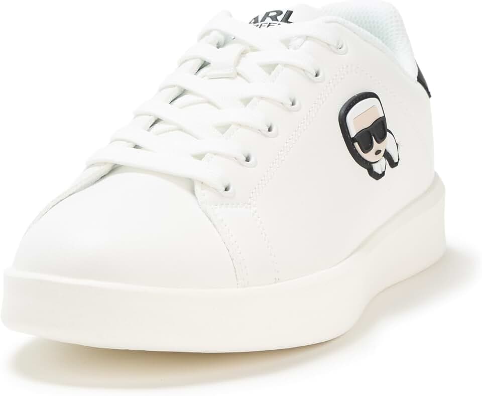 Karl Lagerfeld Mens Claude Lace Up Sneaker
