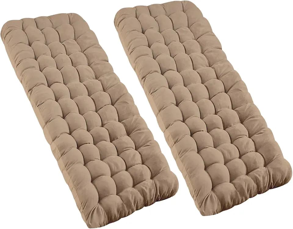 Zone Tech Camping Cot Mattress Pad Premium Quality Outdoor Comfortable Thicker Cotton Sleeping Cot Lightweight Waterproof Bottom Pad Mattress for Adult, Kid