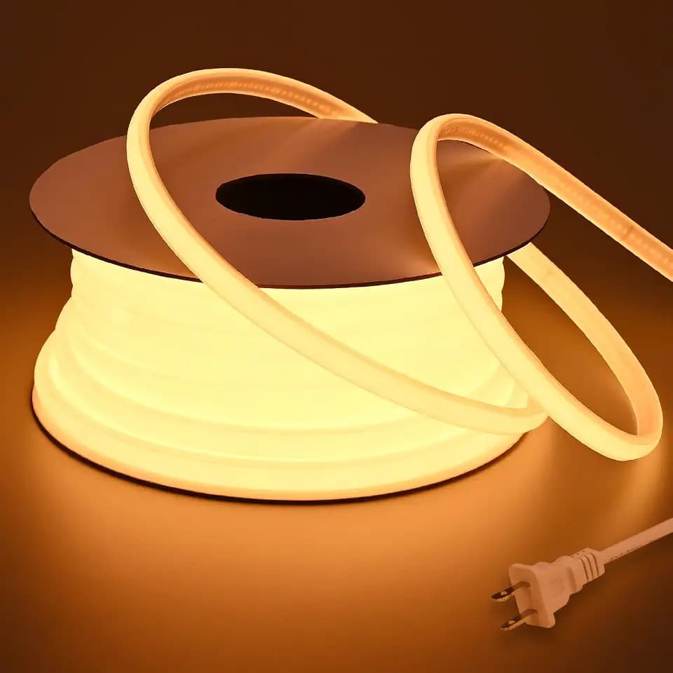 BENLUN AC 110V Outdoor COB LED Strip Lights Waterproof 65.6ft 200W