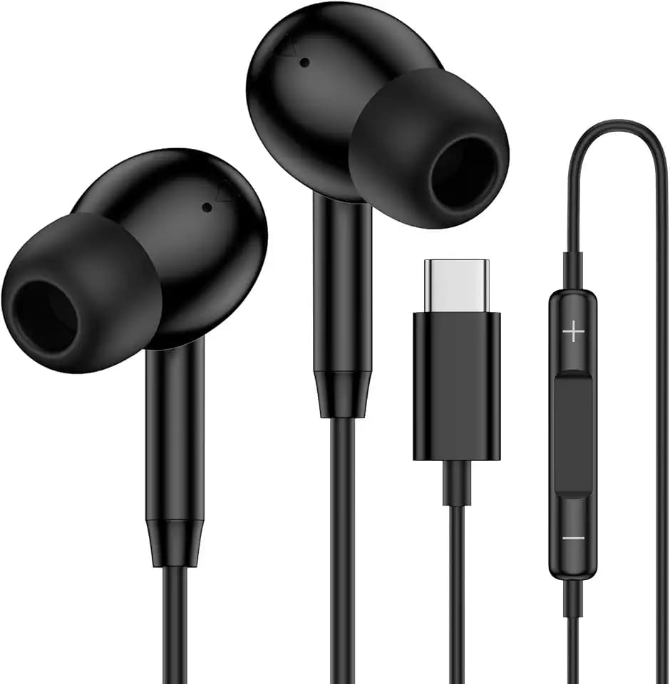 USB C Samsung Earbuds Wired Ear Buds for Samsung Galaxy A16 A17 A36 5G A26