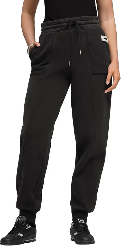 PUMA Damen Strickhose Her Comfort High-Waist Sweatpants FL Cl
