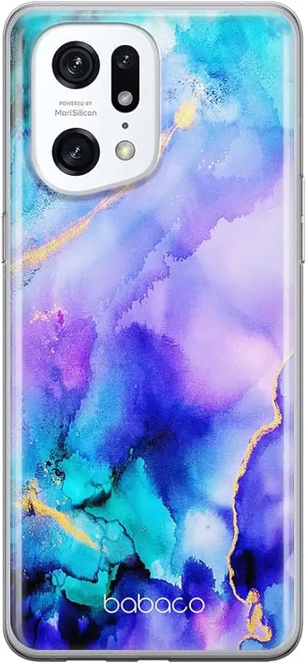 Babaco ERT Group Handyhülle für Oppo FIND X5 PRO Original und offiziell Lizenziertes Muster Abstrakt 011 optimal an die Form des Handy angepasst, hülle aus TPU
