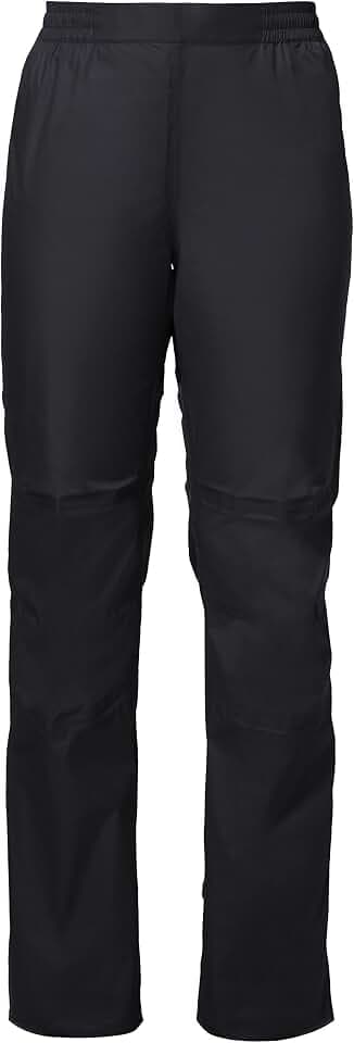 VAUDE Regenhose Damen Drop Pants II, wasserdichte Outdoorhose für Fahrrad, leichte Überhose, atmungsaktive Fahrradhose, schnell überziehbar