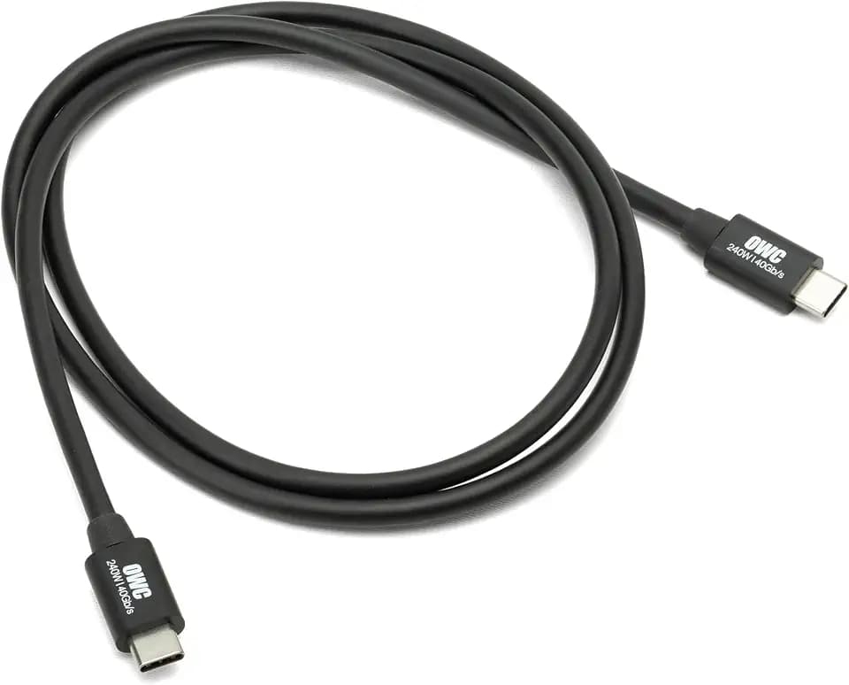 OWC Thunderbolt 4 Active USB-C Cable 40Gb/s 100W 2.0M (78in)