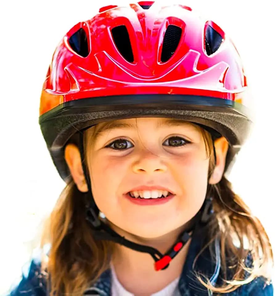 Joovy Noodle Multi-Sport Helmet XS-S, Kids Adjustable Bike Helmet, Red