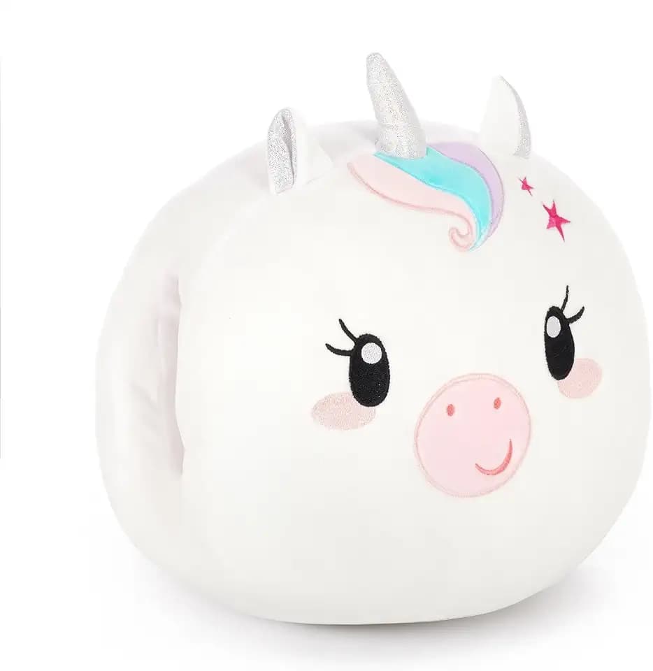 LEGAMI - Kissen Super Soft! Unicorn Thema, Handwärmer, superweich, Geschenkidee, 25x24 cm
