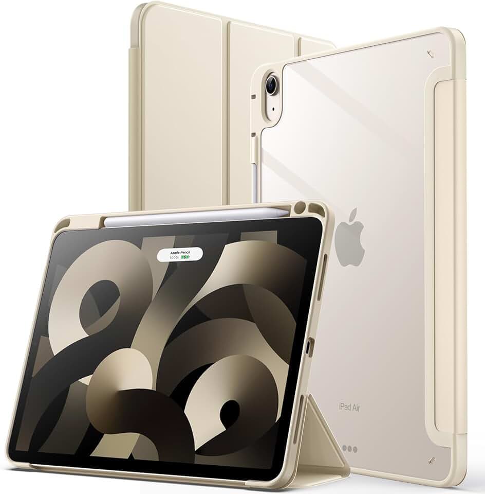 JETech Case for iPad Air 11" M4/M3/M2 & iPad Air 5/4 10.9", Starlight