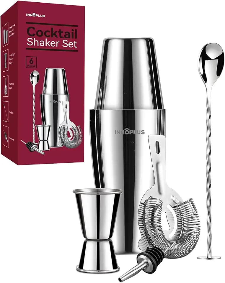 Cocktail Shaker, 27oz 800ML Cocktail Set Geschenk 6-teiliges