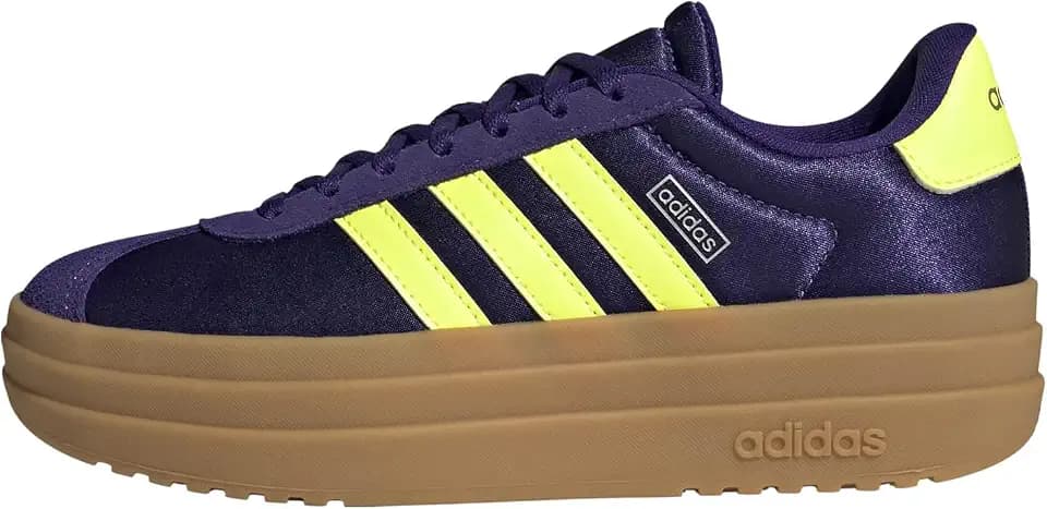 adidas Kids Girls Vl Court Bold Sneakers Shoes Casual - Black