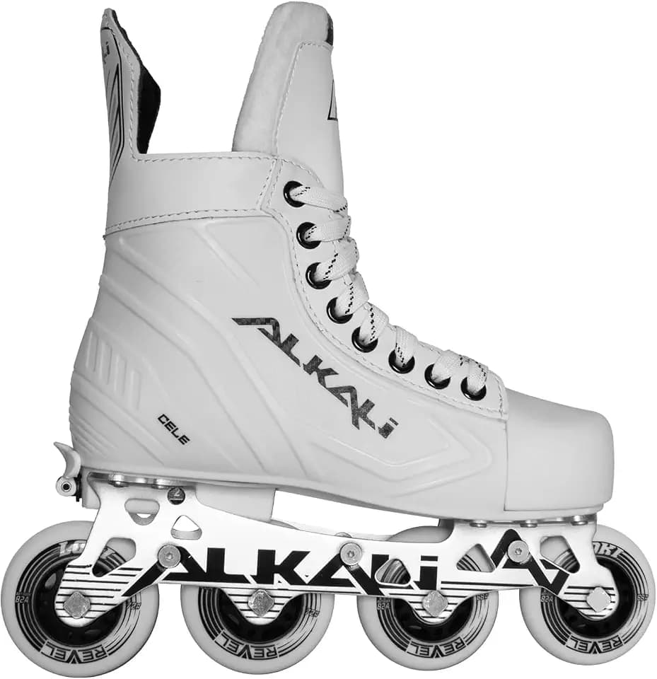 Alkali Cele Adjustable Senior Junior Youth Roller Inline Hockey Skates, New Model