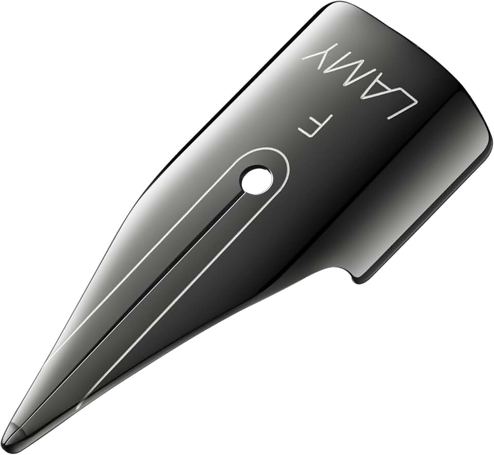 Lamy Z 52 Feder 888 - Ersatzfeder aus poliertem Edelstahl in der Farbe Schwarz Federstärke F Feder Lx F Feder F