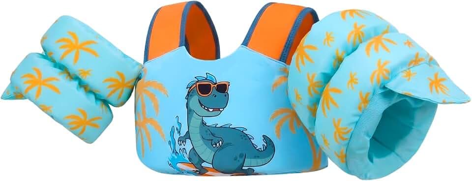 Gogokids Puddle Float Jumper 24-66 Pounds, Toddler Swim Vest Kids Floaties