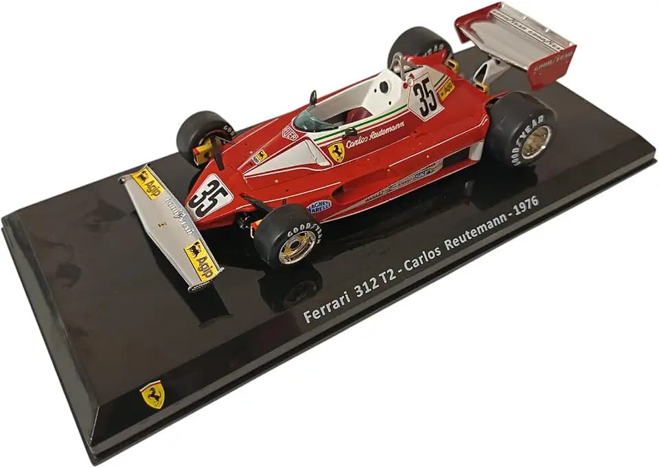 OPO 10 - Formula 1 Compatible with Ferrari 312 T2 Carlos Reutemann 1976-1/24 Scale Miniature Car - GF011