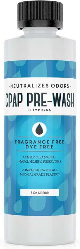 IMPRESA CPAP Pre-Wash Cleaning Solution, 1 Pack Mask & Hose Soap, 8oz
