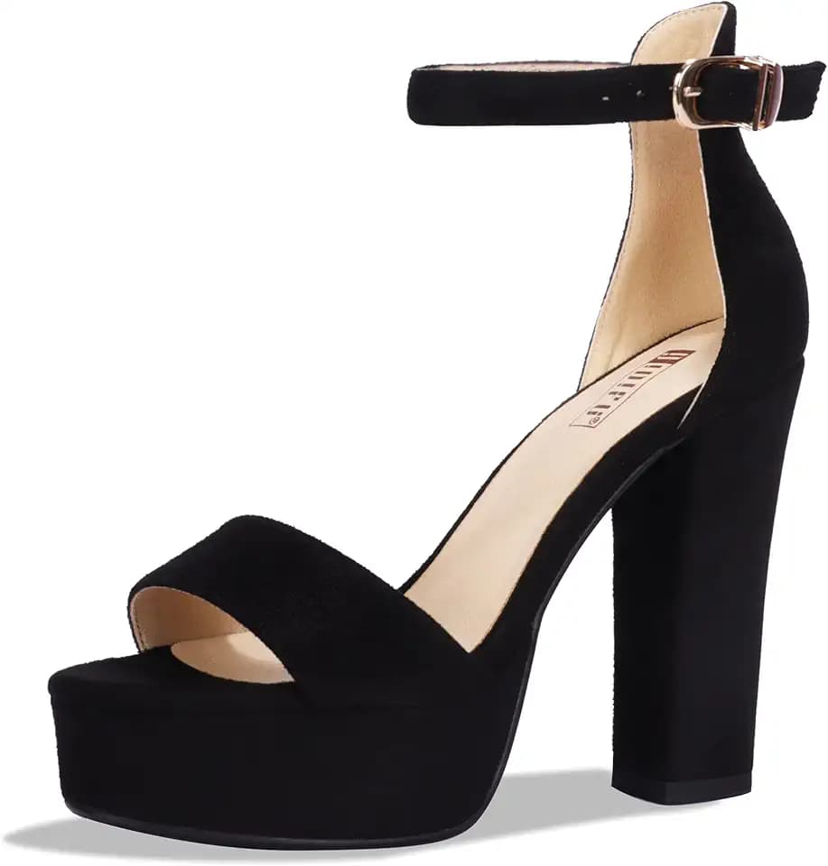 IDIFU Women's IN5 Platform Chunky High Heels
