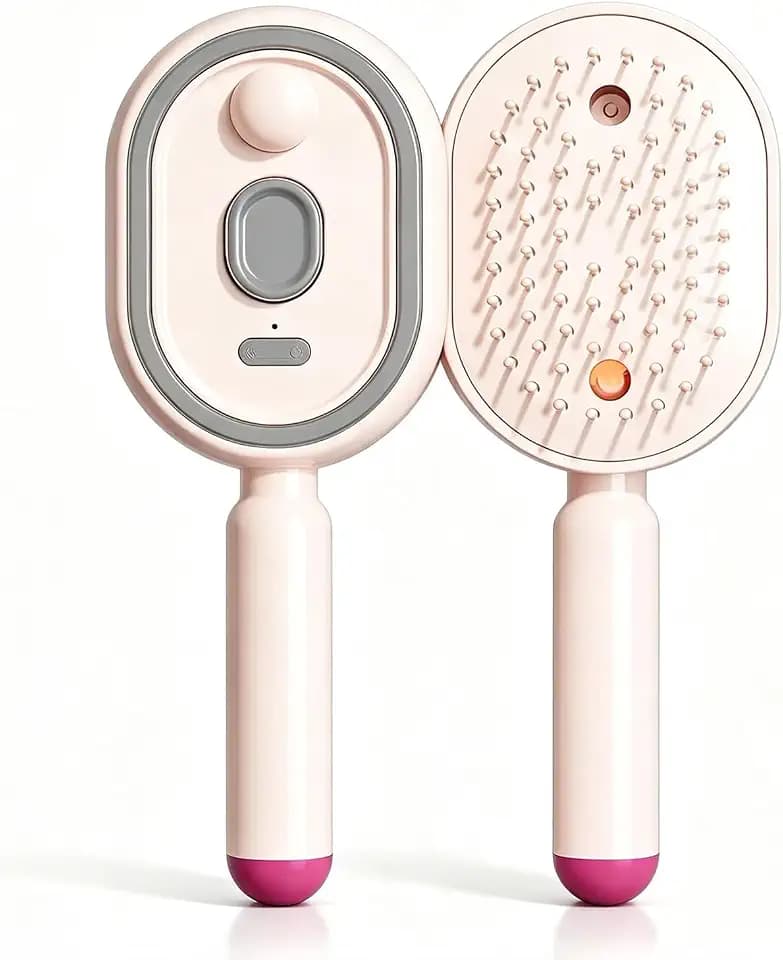 2026 Electric Spray Air Cushion Massage Comb (Pink)