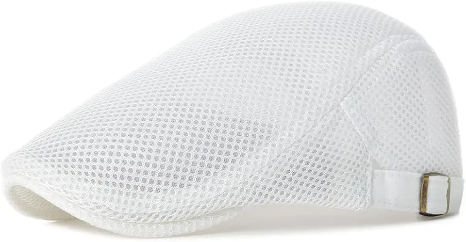 Herren Schirmmütze Einstellbar Sommer Kappe Hut Schiebermütze Flatcap