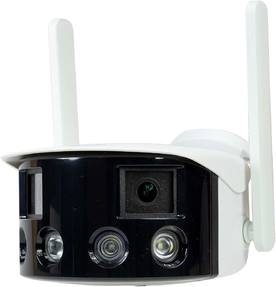 PNI Videoüberwachungskamera IP590, kabellos, mit IP, Doppelobjektiv, 2 x 2 MP, 180 Grad, Micro-SD-Kartensteckplatz