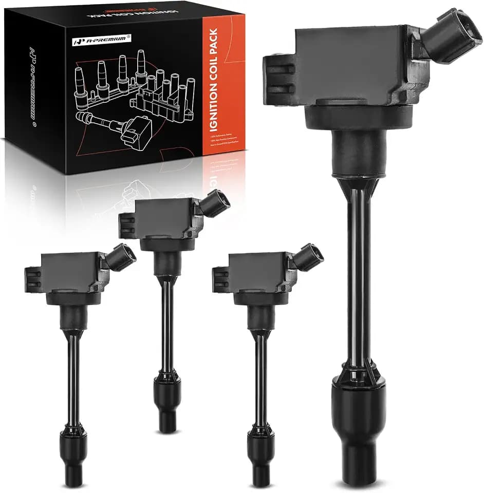 A-Premium Set of 4 Ignition Coil Pack - 3-Pins