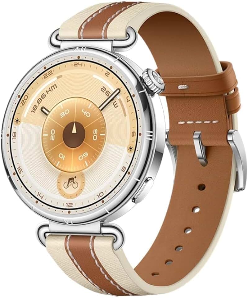 Huawei Watch GT 6 GPS-Smartwatch, 41 mm, AMOLED-Touchscreen, bis zu 14 Tage Akkulaufzeit, Radfahren, 100+ Sportmodus, iOS- und Android-kompatibel, ganztägige Gesundheitsüberwachung, emotionales