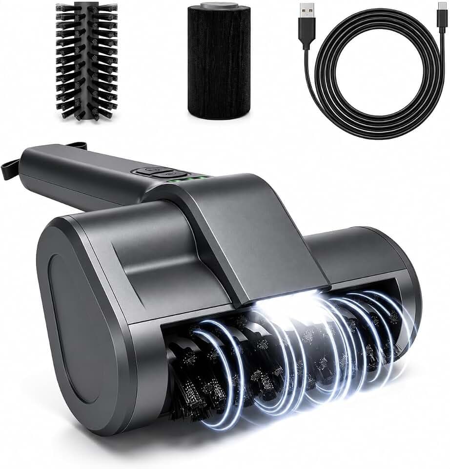 Electric Grill Brush for Outdoor BBQ Cleaning, Cordless Rotary Grill Cleaner with 3 Replaceable Brush Heads, 3 Speed Settings, Adjustable Angle, Up to 150-Min Runtime, for Grill Grates