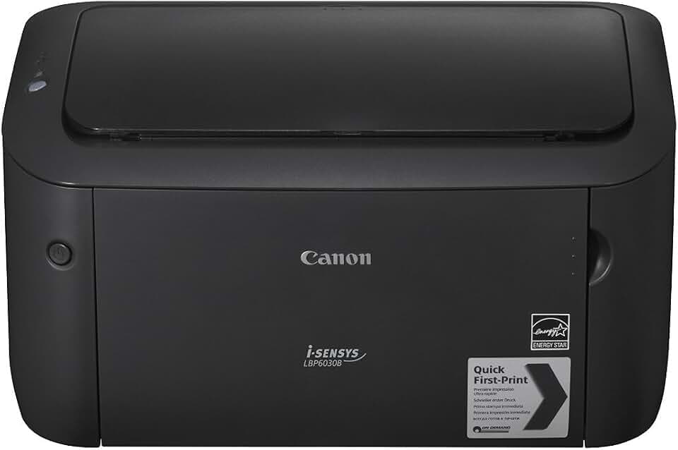 Canon i-SENSYS LBP6030B A4 Schwarzweiß-Laserdrucker, 18 DIN A4 Seiten/Minute, USB, 150 Blatt Papierkassette und Mehrzweckeinzug