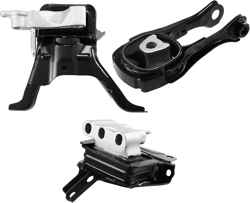 3PCS 12363-37031 12372-37313 Engine Motor Mounts & Automatic Transmission Mount Compatible with Toyota Prius TuneCrumph 2016-2022, Corolla 2020-2022 1.8L