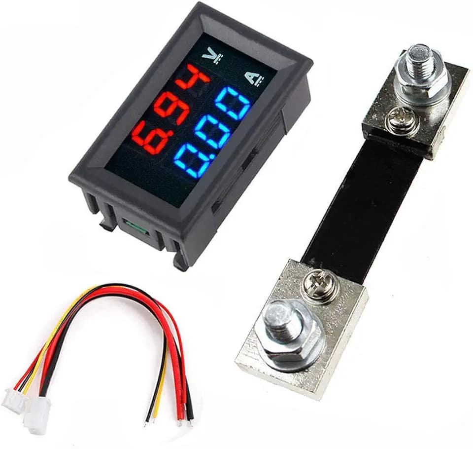 DollaTek 0.56 zoll Blau Rot Dual Led-anzeige Mini Digital Voltmeter Amperemeter DC 100V 100A Panel Amp Spannung Strom Meter Tester