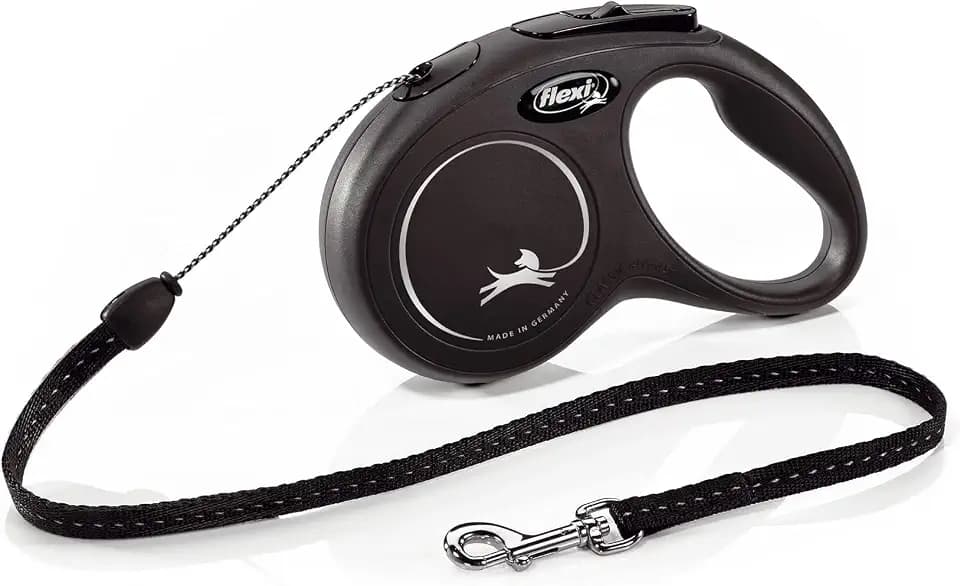 flexi® Classic S Hunde Roll-Leine, 5m Seil, schwarz