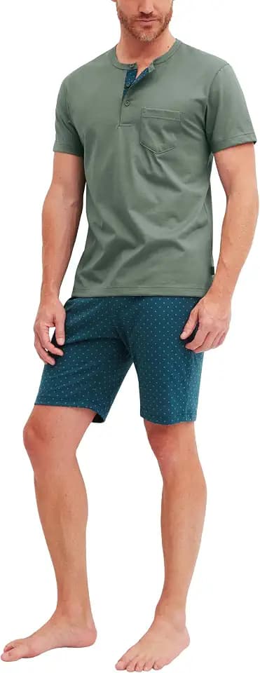 CALIDA Relax Imprint Kurz-Pyjama Herren