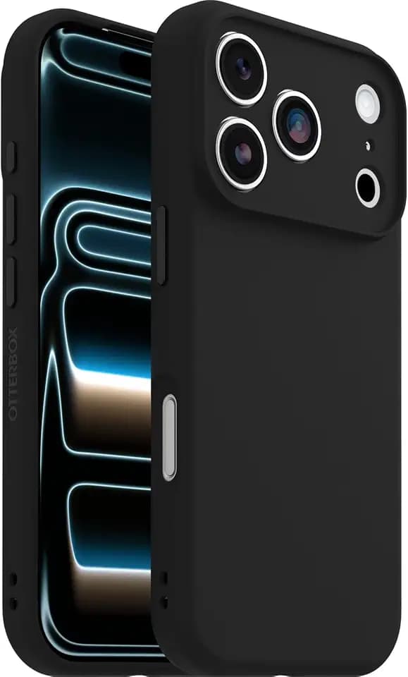 OtterBox Figura MagSafe Hülle für iPhone 18 Pro/17 Pro, Schwarz | Stoßfest, sturzsicher, ultraschlank, Dünne schützende Hülle, Getestet nach Militärstandard