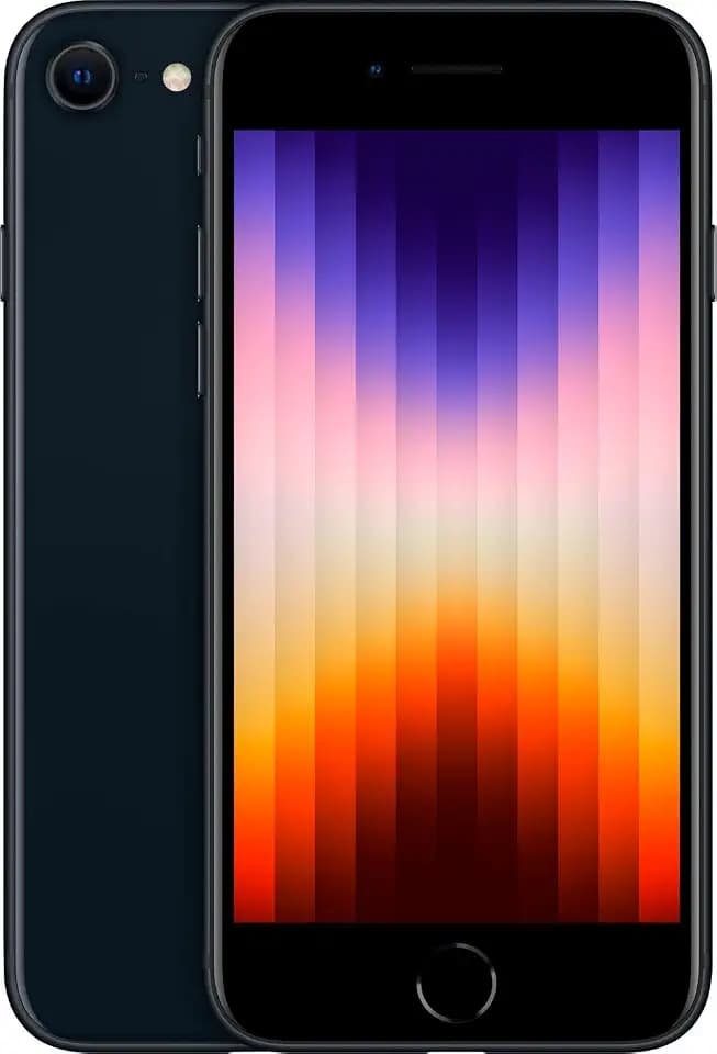 Apple iPhone SE 3rd Gen, 128GB, Midnight - Unlocked (Renewed)