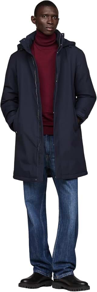 Tommy Hilfiger Herren Parka Tech Padded Parka mit Kapuze
