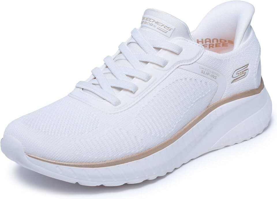 Skechers Damen Hands Free Slip-ins Bobs Squad Chaos-Current MuseSneaker