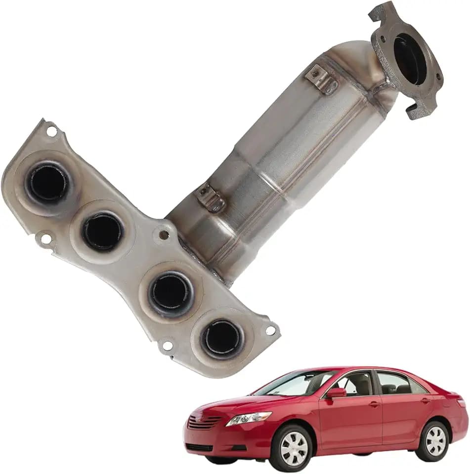 Front Exhaust Manifold Catalytic Converter Compatible with Toyota Camry 2.4L 2007 2008 2009