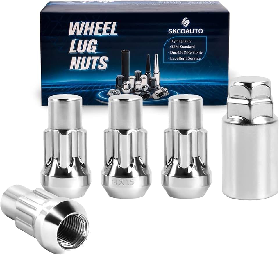 4PCS M14x1.5 Wheel Locks with Key
