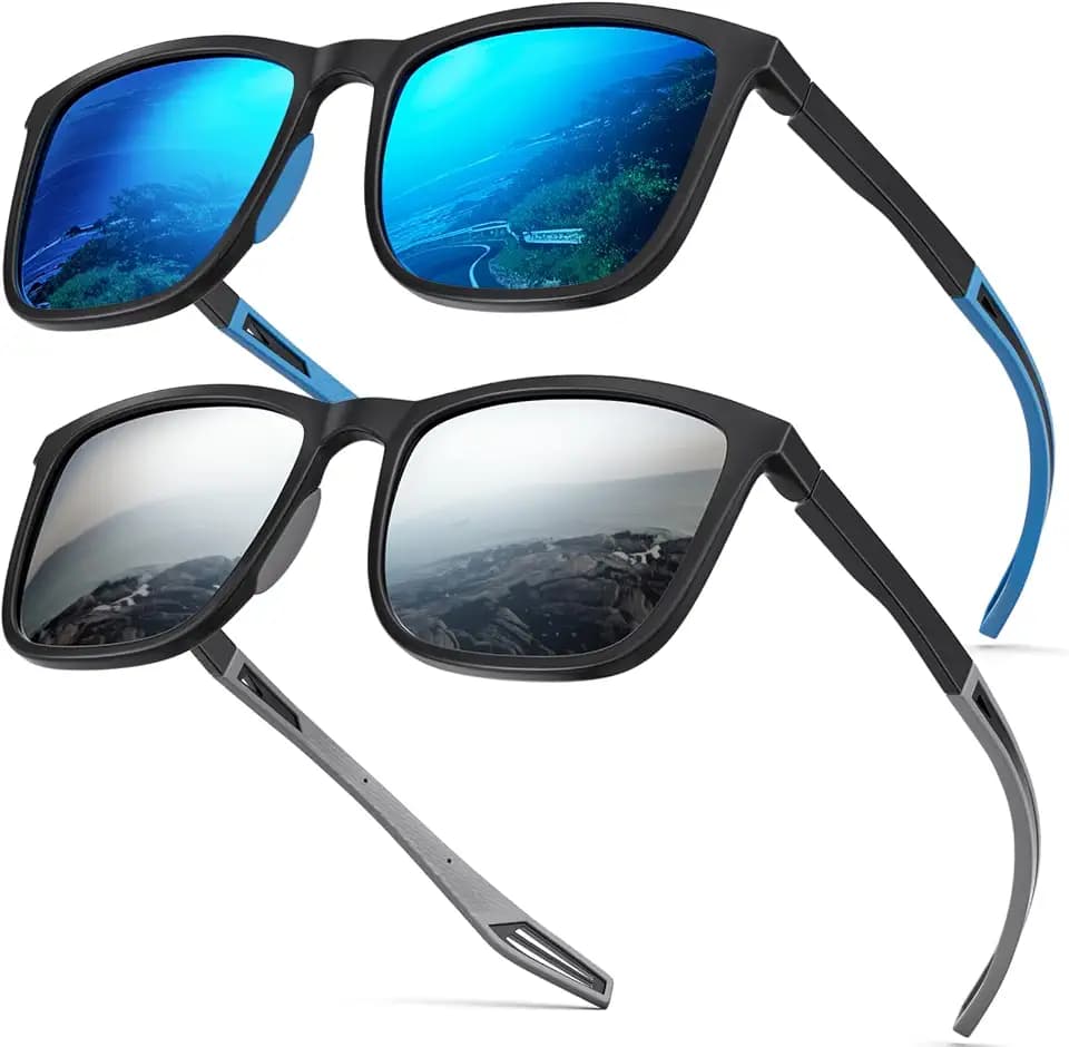 SKYOAK Superior Large 158MM XXL Polarized Sunglasses Men Women, Scratch/Saltwater Resistant/Oleophobic Coating Lens