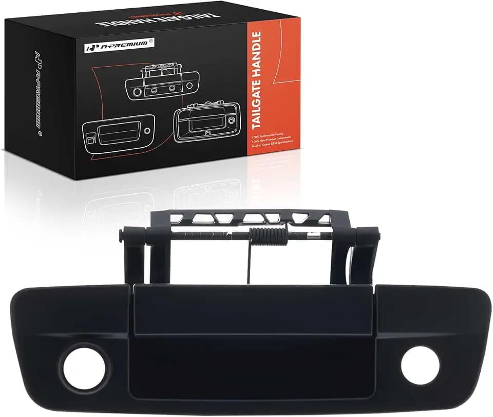 A-Premium Tailgate Handle Liftgate Latch Handle w/Camera Hole