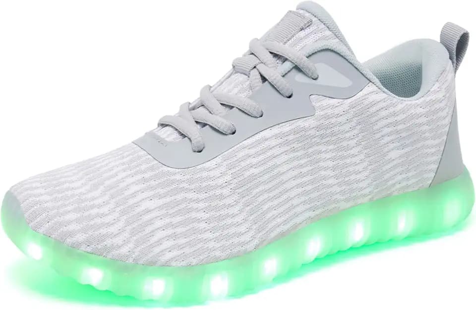 Light Up Shoes for Women Men, LED Sneakers USB Charging Unisex Adult Glow Party Cool Dancing Shoes