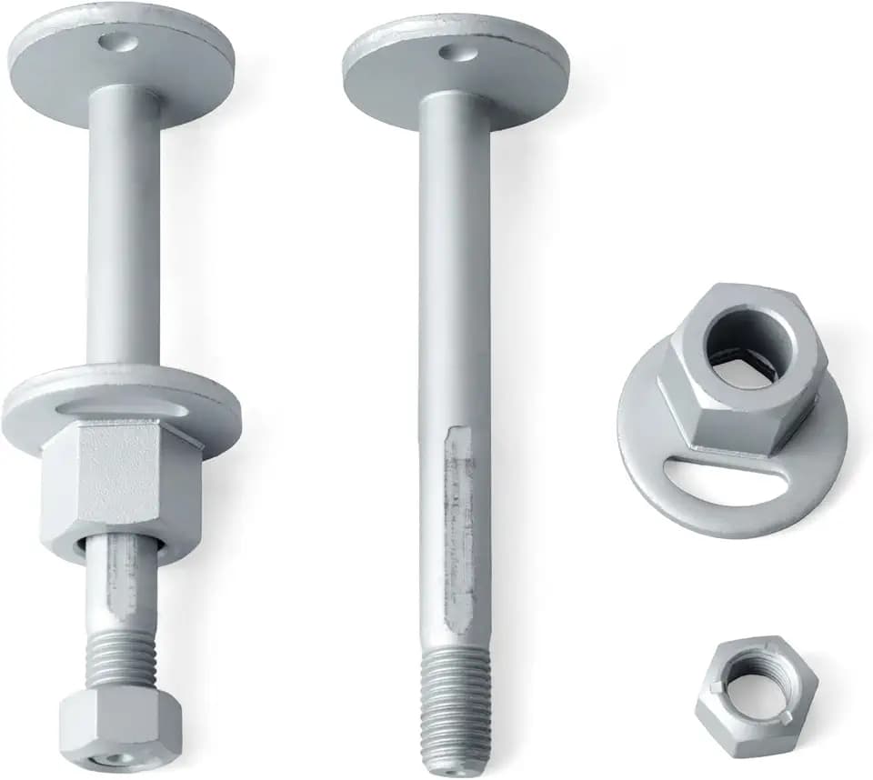 6508481AA Lower Control Arm Cam Bolts Kit Replacement for Dodge Ram 1500 2006-2023 for Ram 2500 2006-2013 for Ram 3500 2006-2012, Replace 82420 K100390 6508468AA 6509764AA 6512535AA